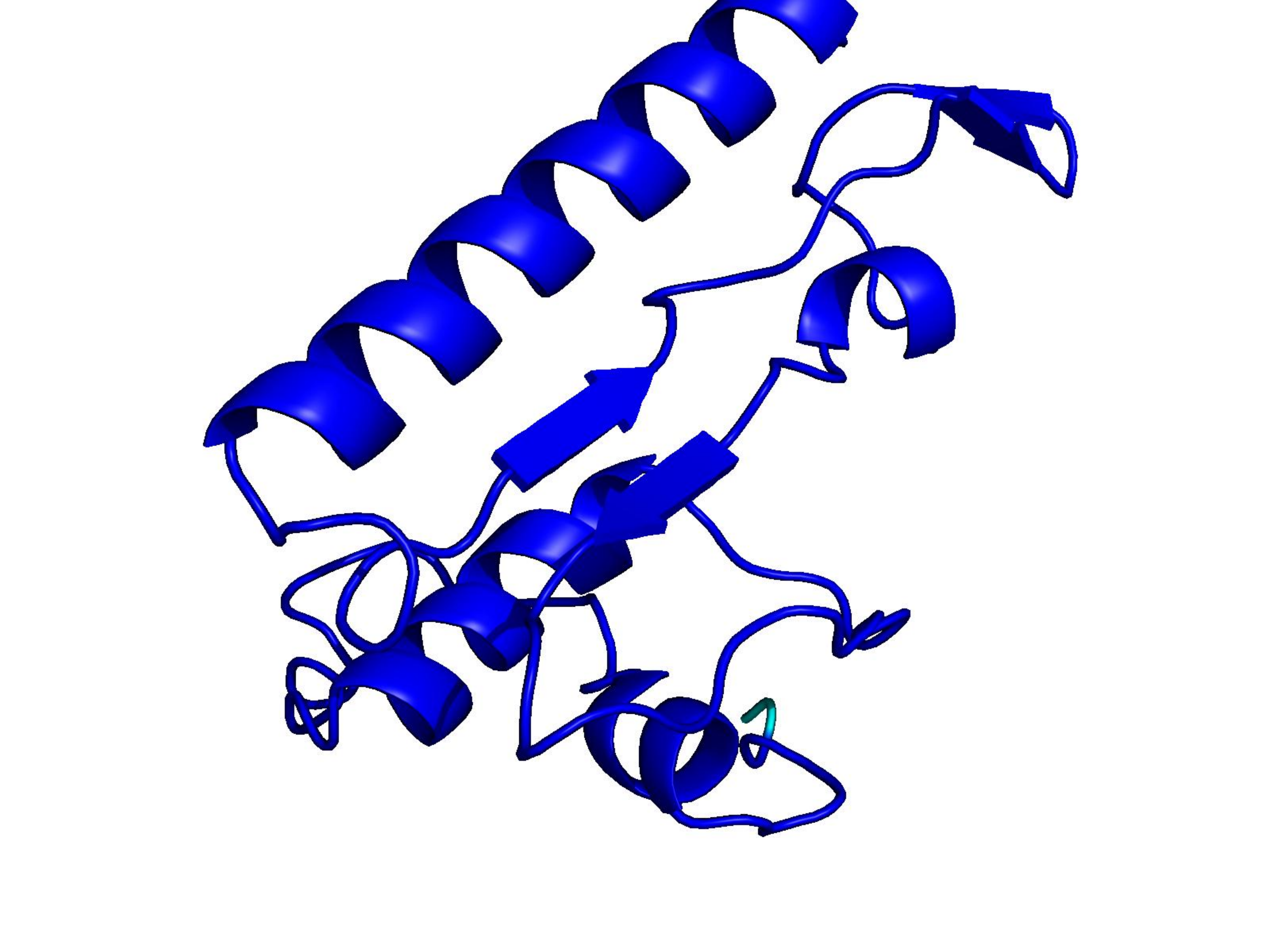 ESM-3 generated protein, 122 residues, mostly blue high-confidence