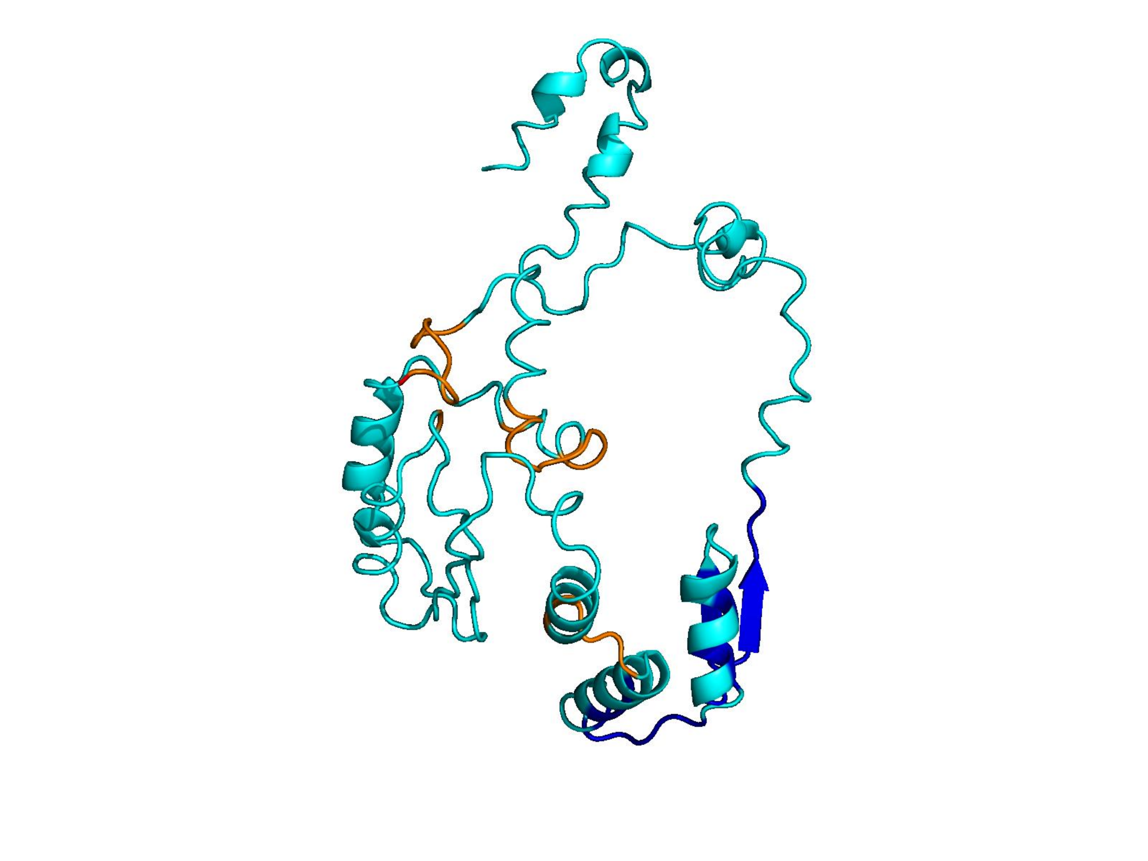 ProtGPT2 generated protein, 253 residues
